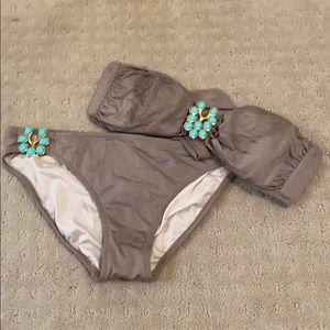 Trina Turk two piece swim Swimsuit EUC